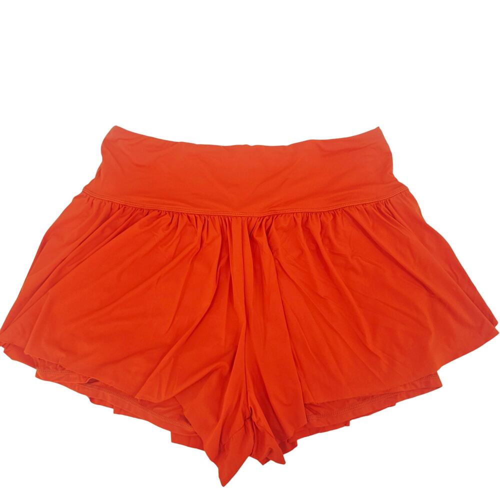 Soothfeel Bright Orange Flowy Lined Short Women's Size M 3522